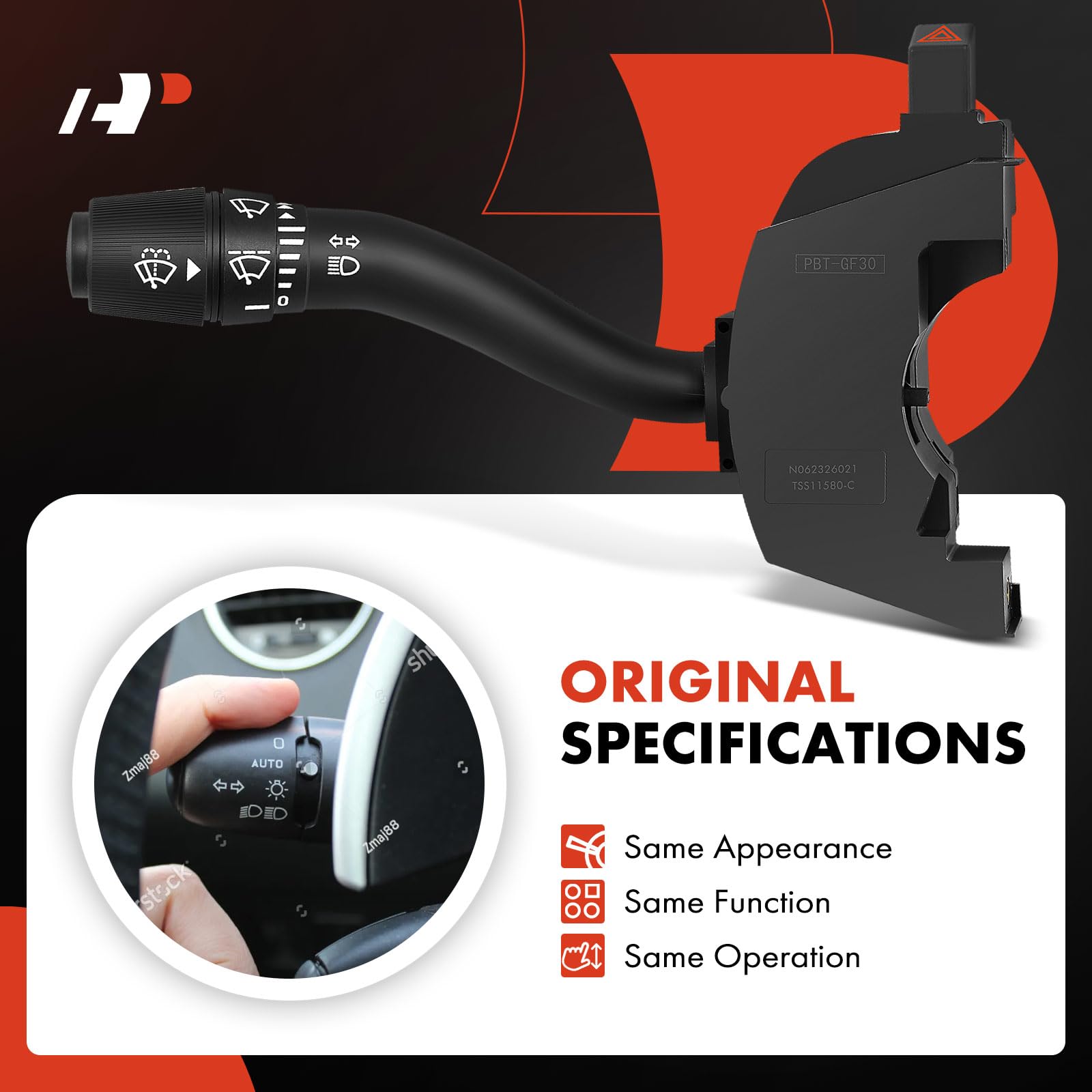 A-Premium 9-pin connector design fits 12V electrical systems.