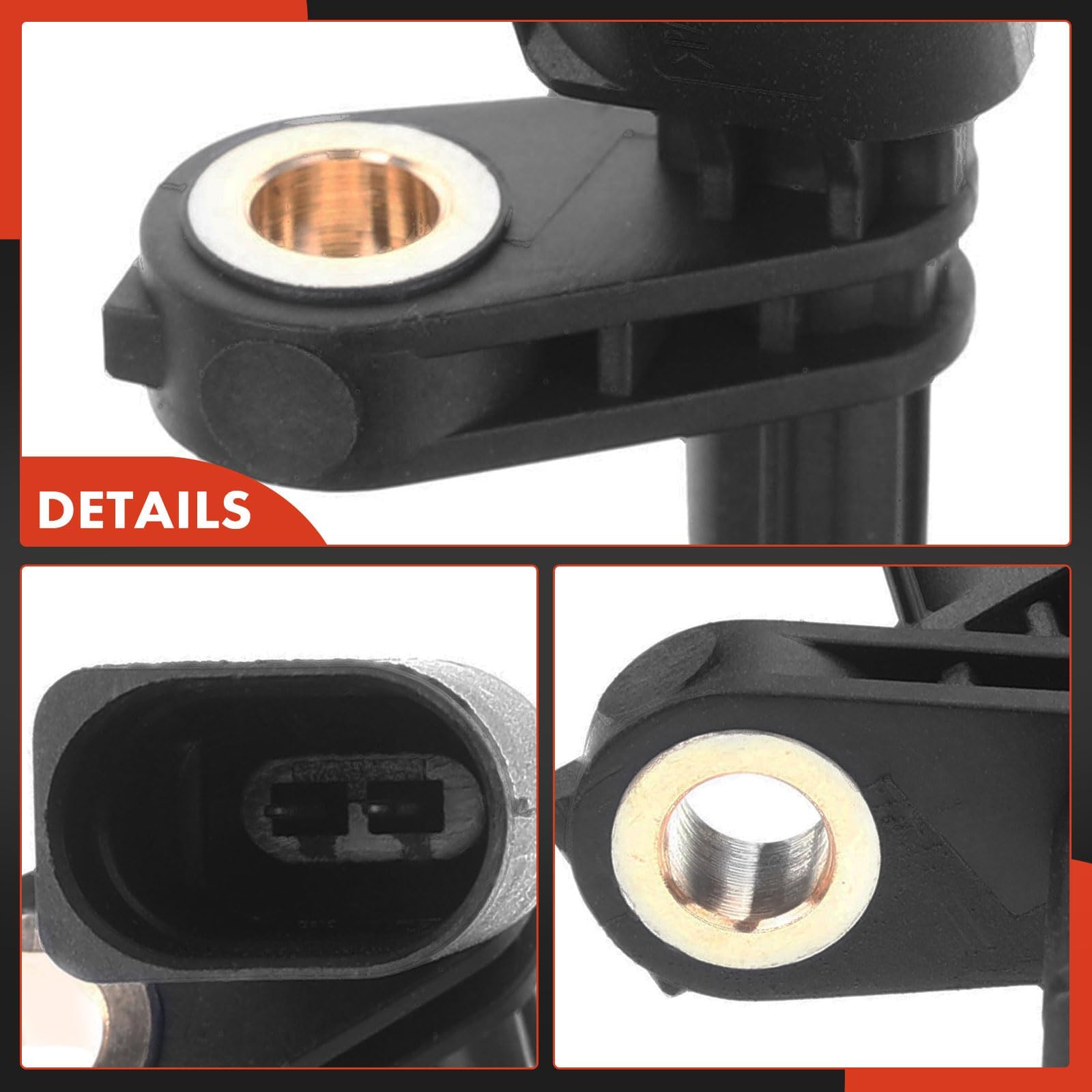 A-Premium ABS sensor rear left for A3 maintains steady sensor output