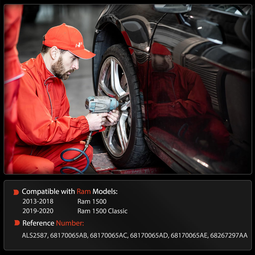 A-Premium ABS wheel speed sensor front-right for Ram 1500, precise detection.