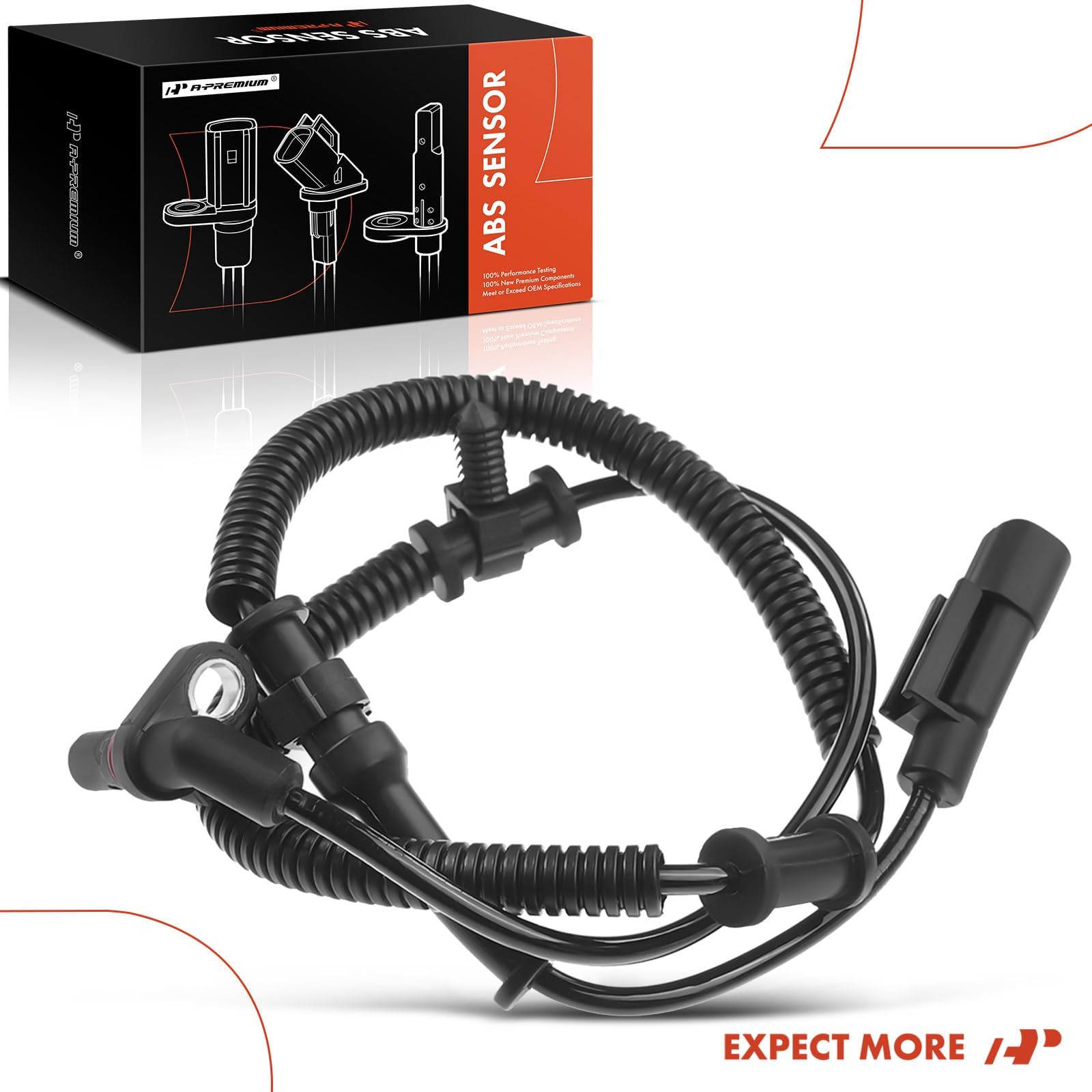 A-Premium ABS speed sensor on Ram 1500, supports quick on-site replacement.