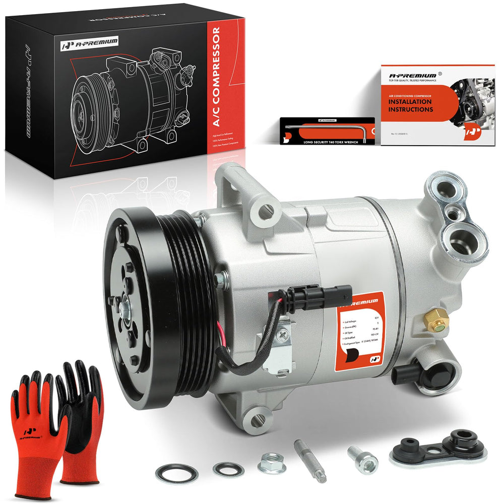 A-Premium AC compressor front view for quick, reliable installation.
