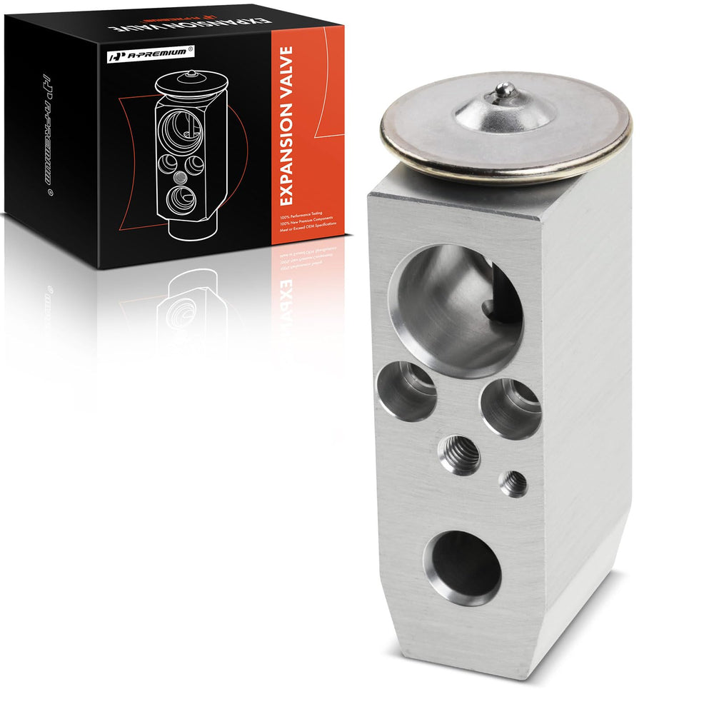 A-Premium AC expansion valve for Nissan Altima, front view, supports reliable cooling performance