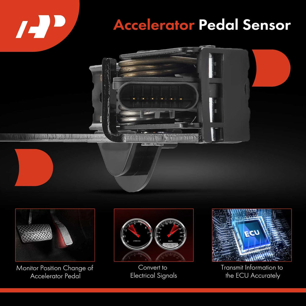 Oblong connector detail on the A-Premium pedal supports secure wiring.