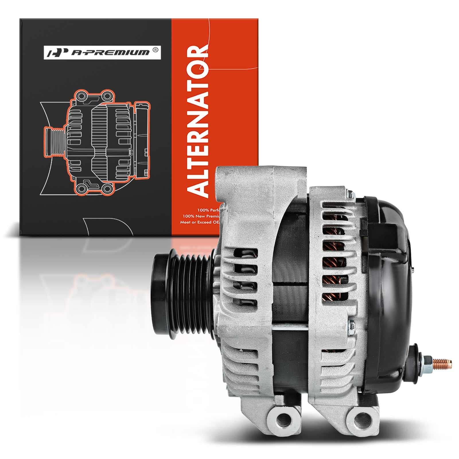 A-Premium 160A 12V label close-up highlighting high-output rating