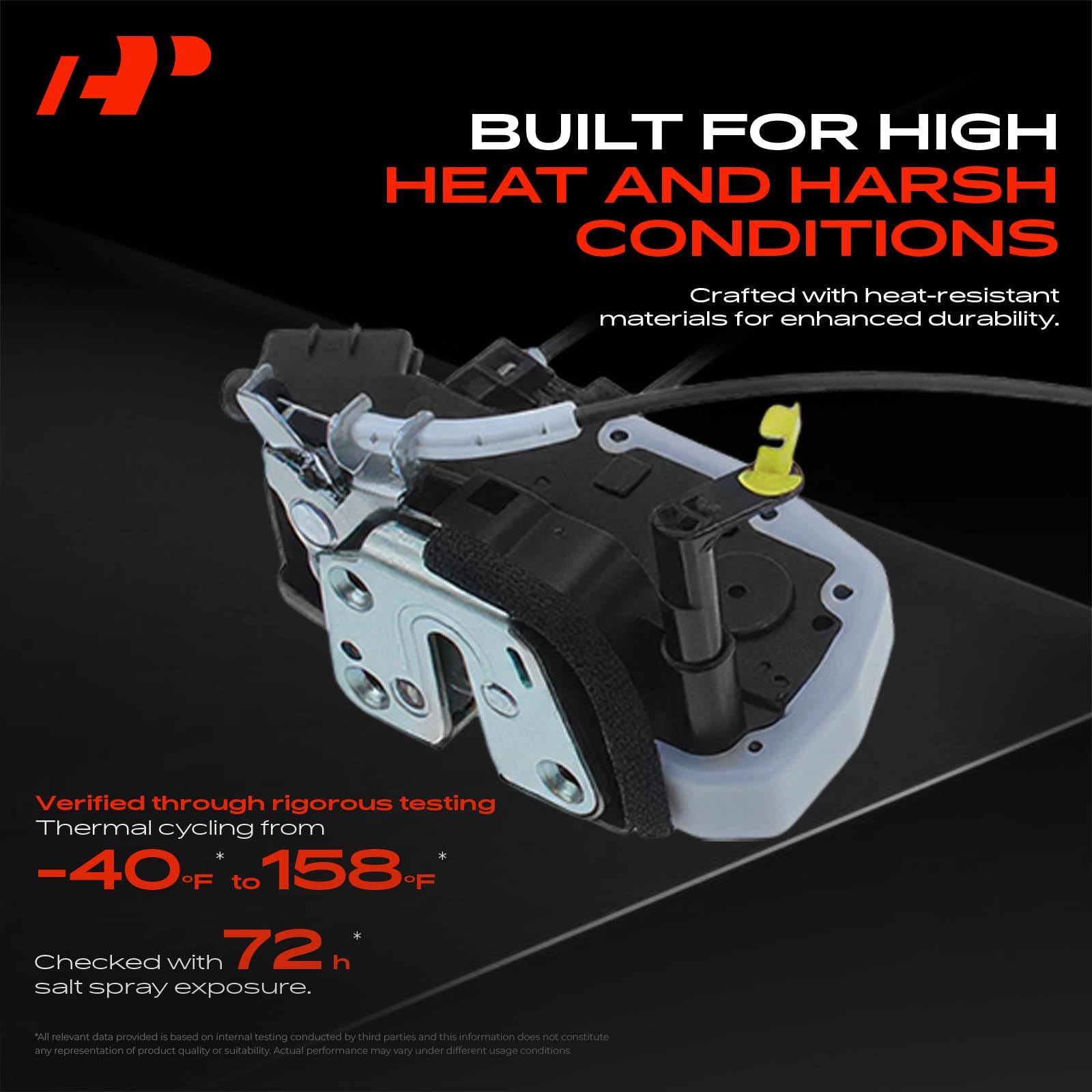 A-Premium Armada door lock actuator built with durable plastics and metal for longevity.