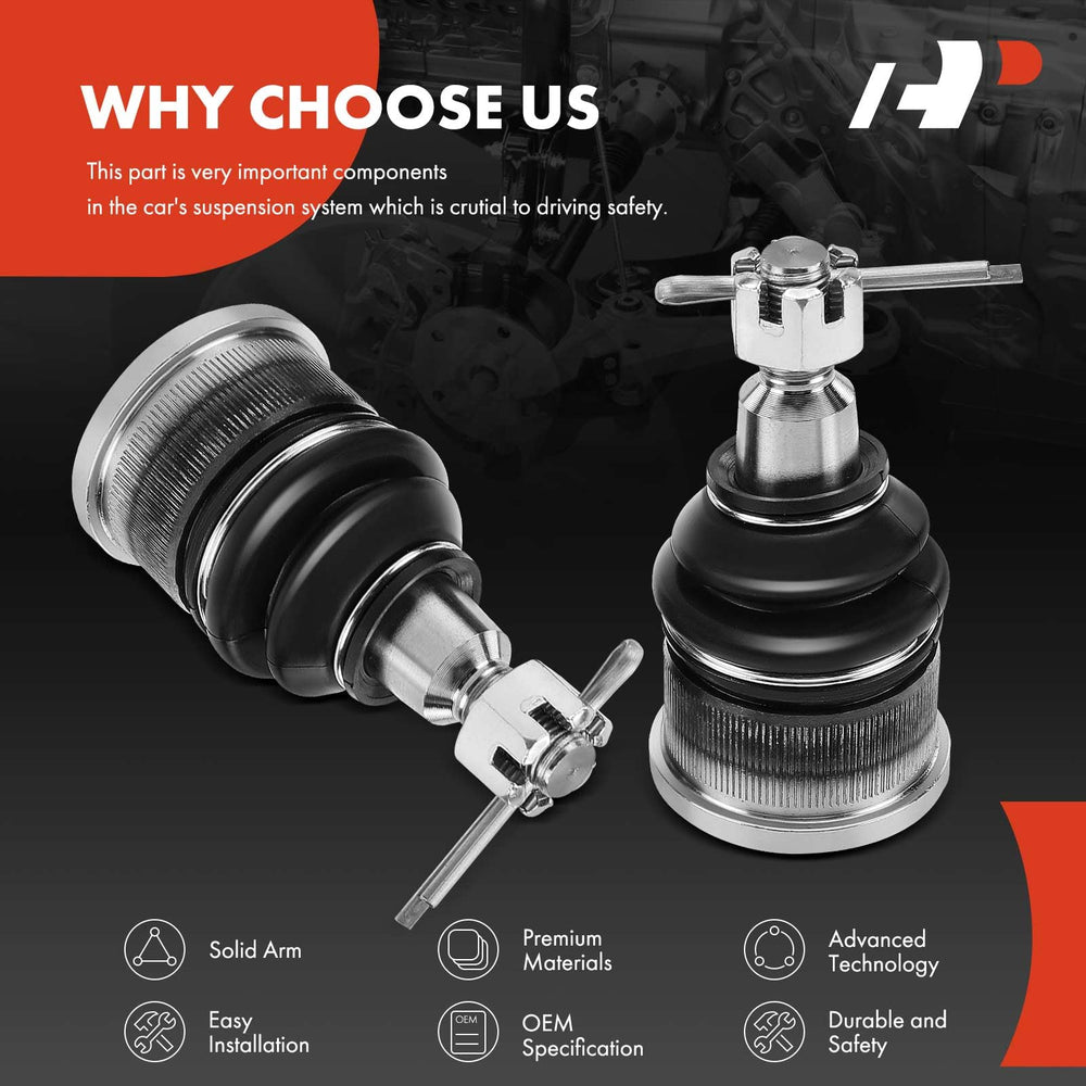 A-Premium ball joint with premium rubber bushing reduces road vibration