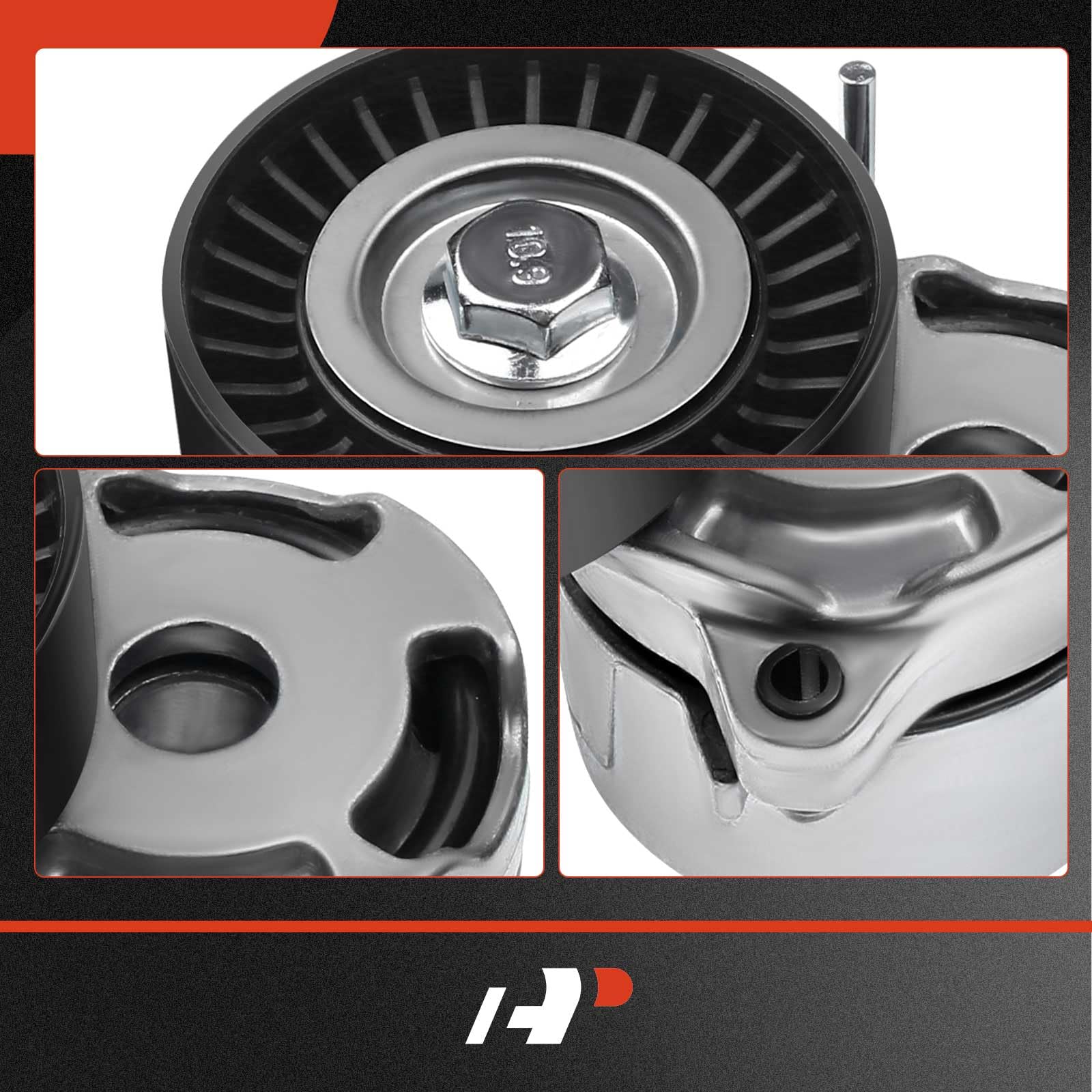 A-Premium bearing bore close-up highlights durable internal components for steady tension.