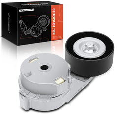 A-Premium belt tensioner assembly pulley closeup for durable serpentine drive