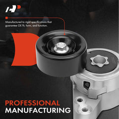 A-Premium belt tensioner assembly with pulley for Honda Element supports durable performance