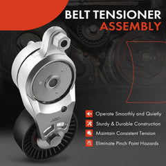 A-Premium belt tensioner pulley assembly for RAV4 ensures smooth serpentine belt operation