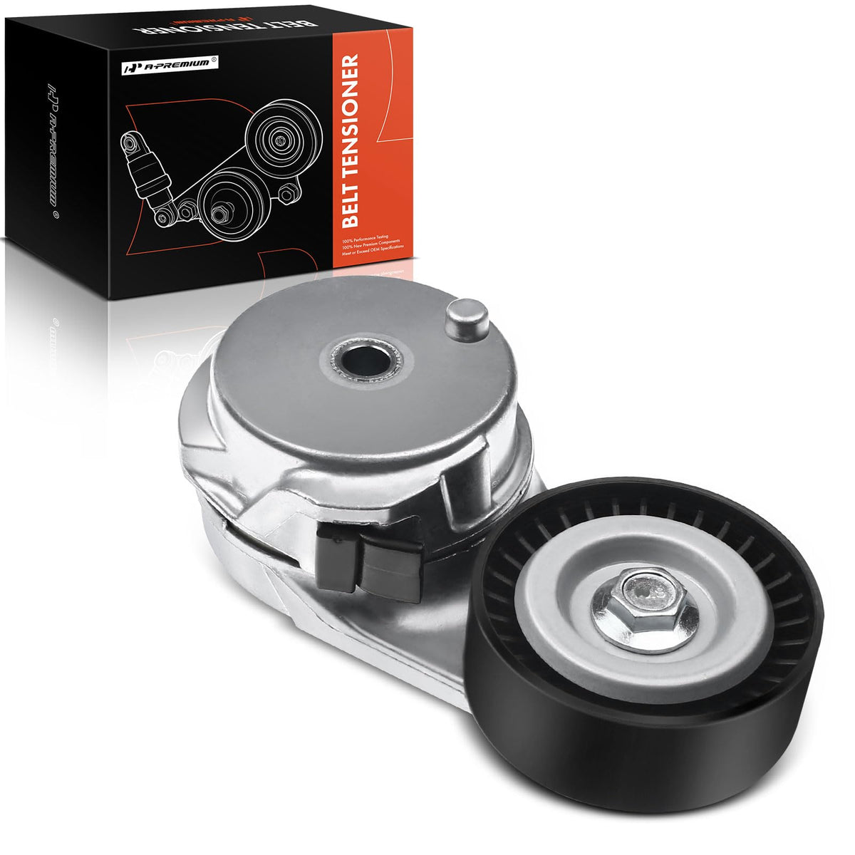 A-Premium belt tensioner pulley for Dodge and Chrysler vehicles enhances belt alignment.