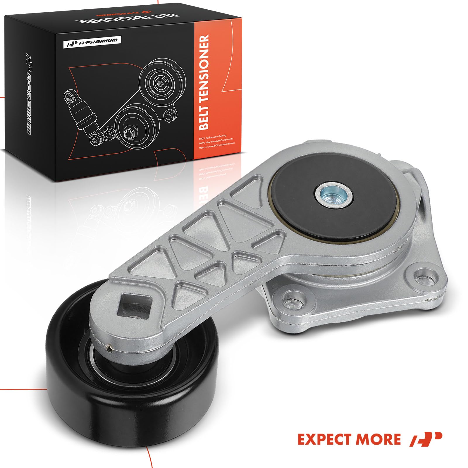 A-Premium belt tensioner with robust bearing bore and 30.5 mm width