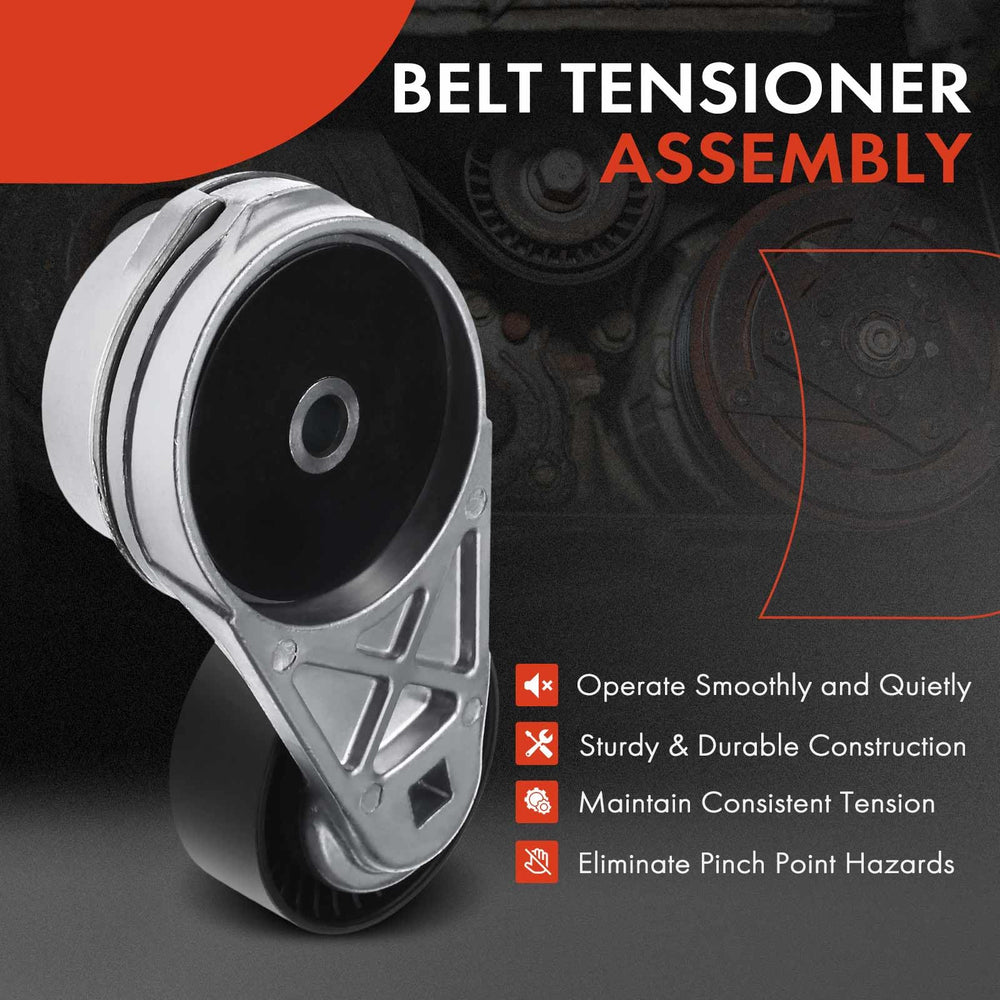 A-Premium belt tensioner assembly side view showing compact design.
