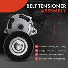 A-Premium belt tensioner assembly for Subaru Impreza, bearing area detail for reliable belt tension.