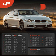 A-Premium BMW valve cover gasket set with main gasket and spark plug seals.