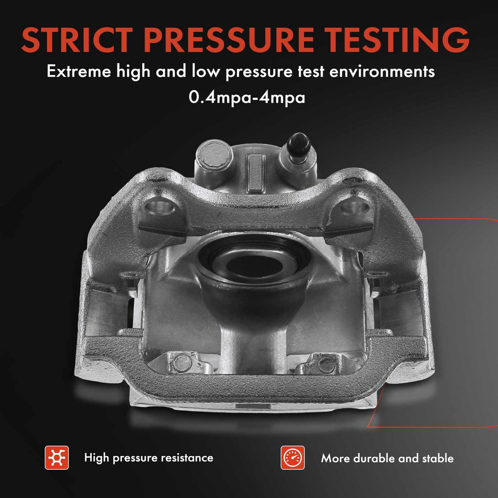 A-Premium packaged rear-side caliper bracket kit ready for installation