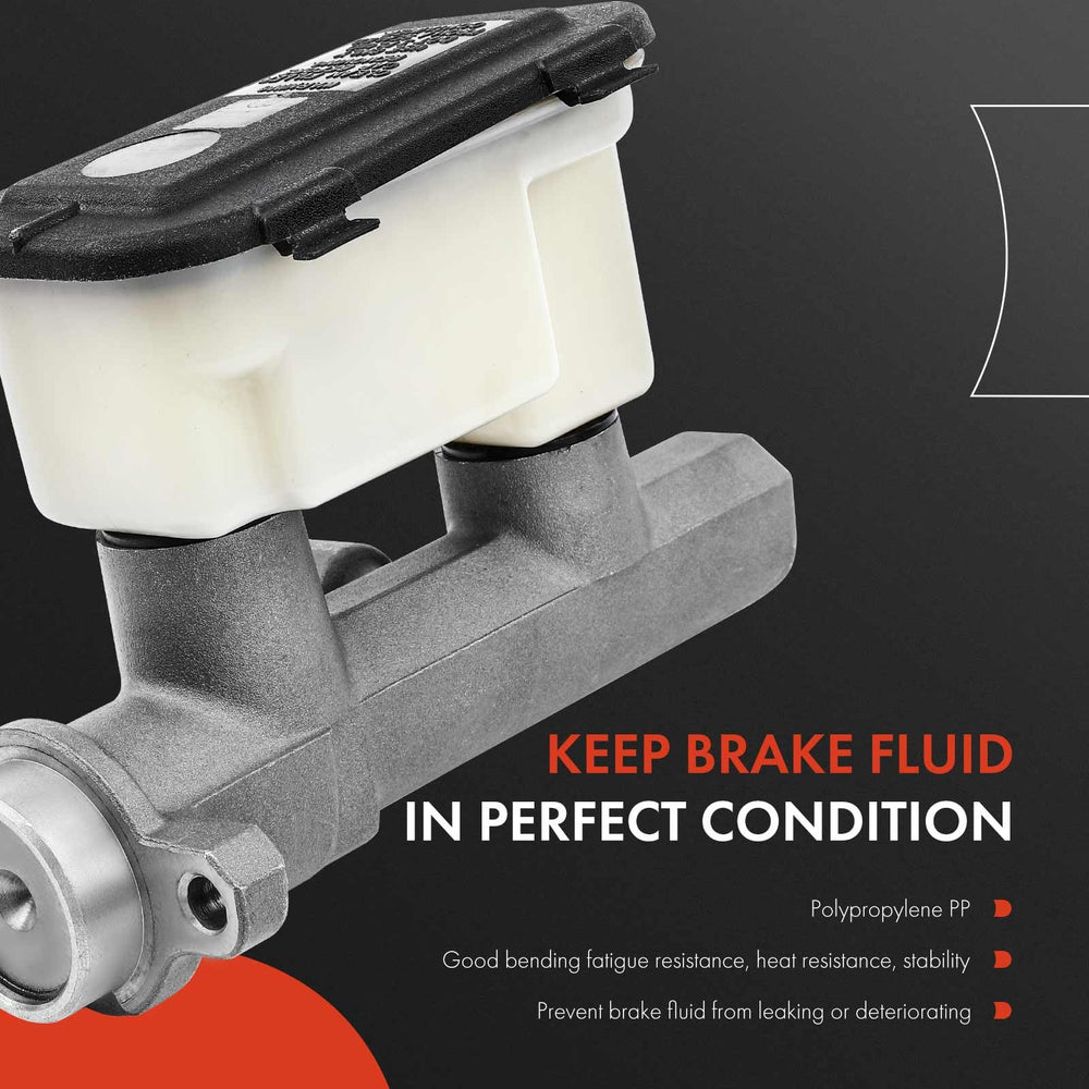 A-Premium master cylinder comes with reservoir included for easy replacement.