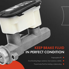 A-Premium master cylinder comes with reservoir included for easy replacement.