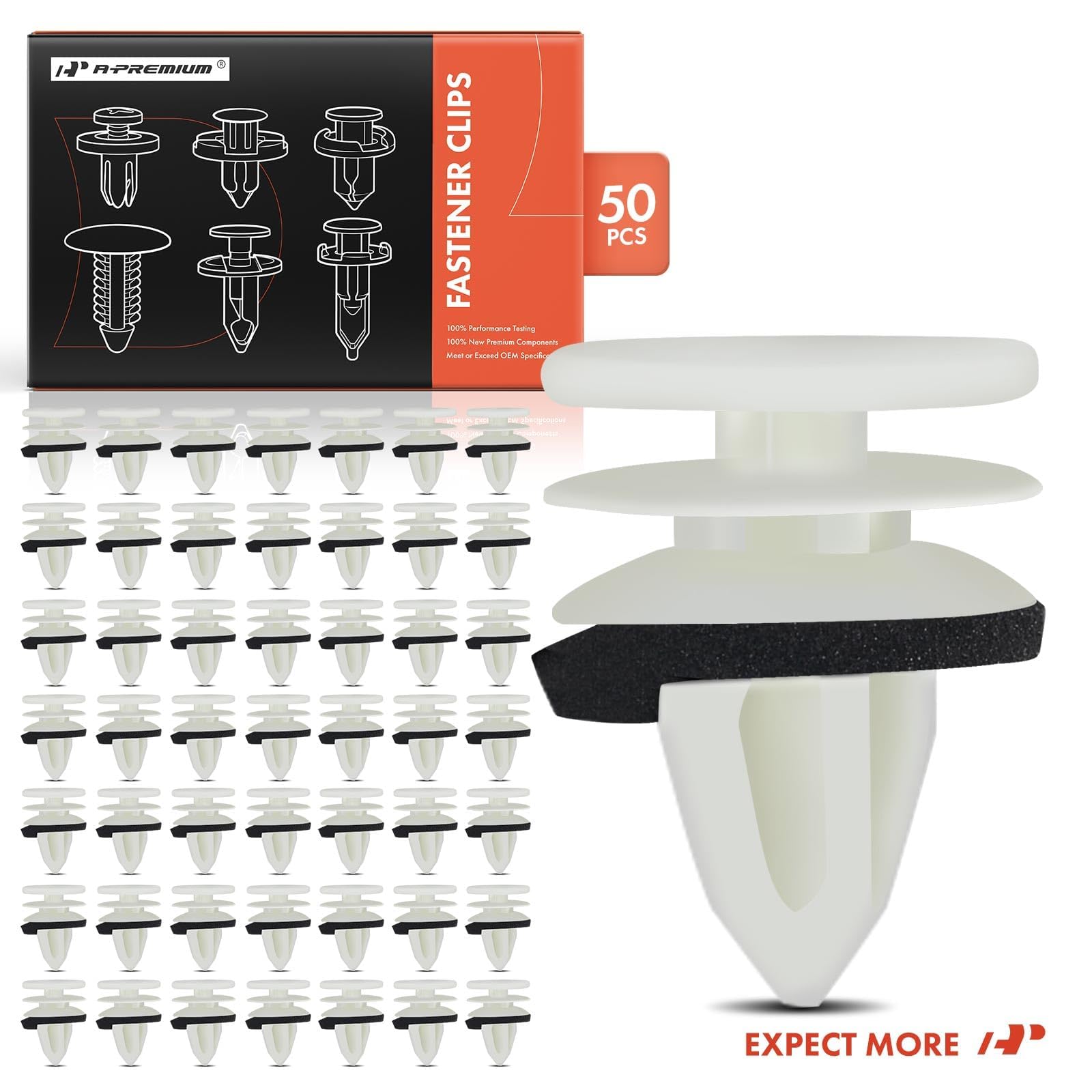 A-Premium brand logo on packaging promotes trusted GM-compatible clip kit.