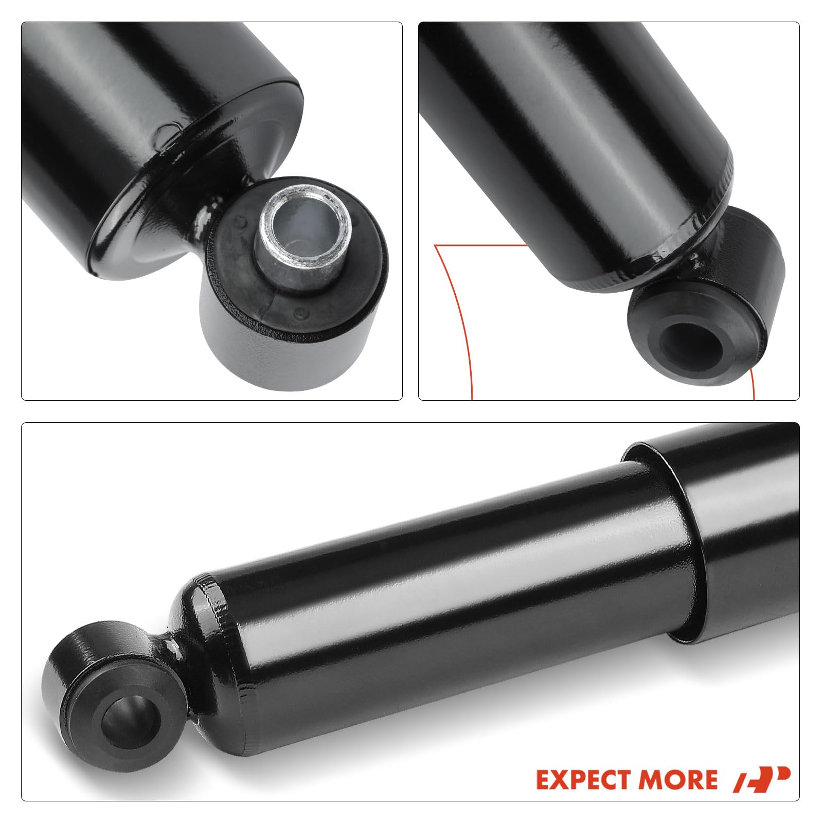 A-Premium cab shock absorber travel-length feature supports smooth transitions
