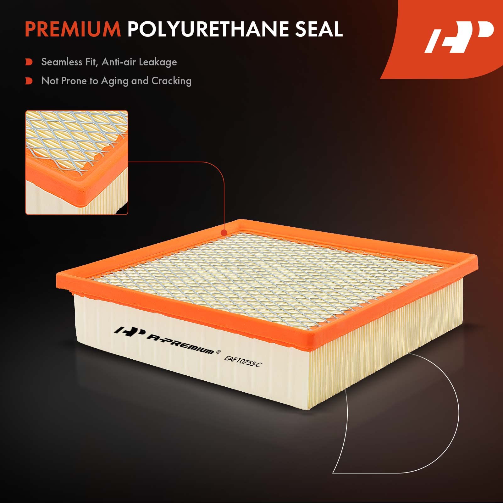A-Premium cabin filter activated carbon inside for odor control