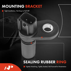 A-Premium camshaft sensor with 2-pin blade connector for reliable signals.