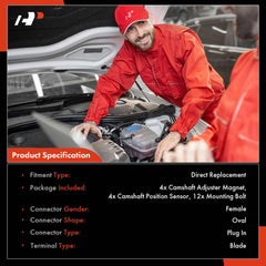 A-Premium camshaft sensor kit exhaust close-up for reliable valve timing.