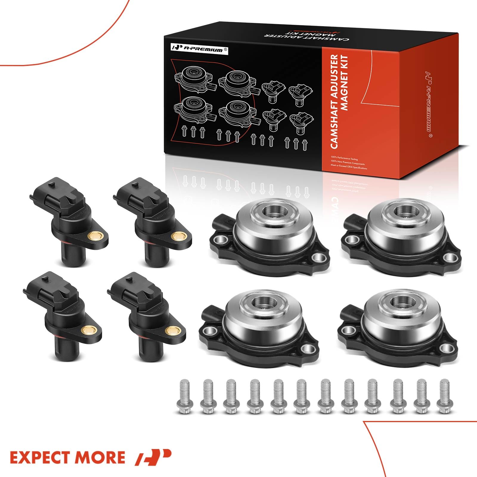 A-Premium camshaft sensor kit Mercedes fitment image confirms broad compatibility.