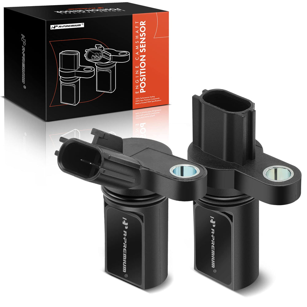 A-Premium camshaft sensor left view with 3-pin connector for 3.5L engines.