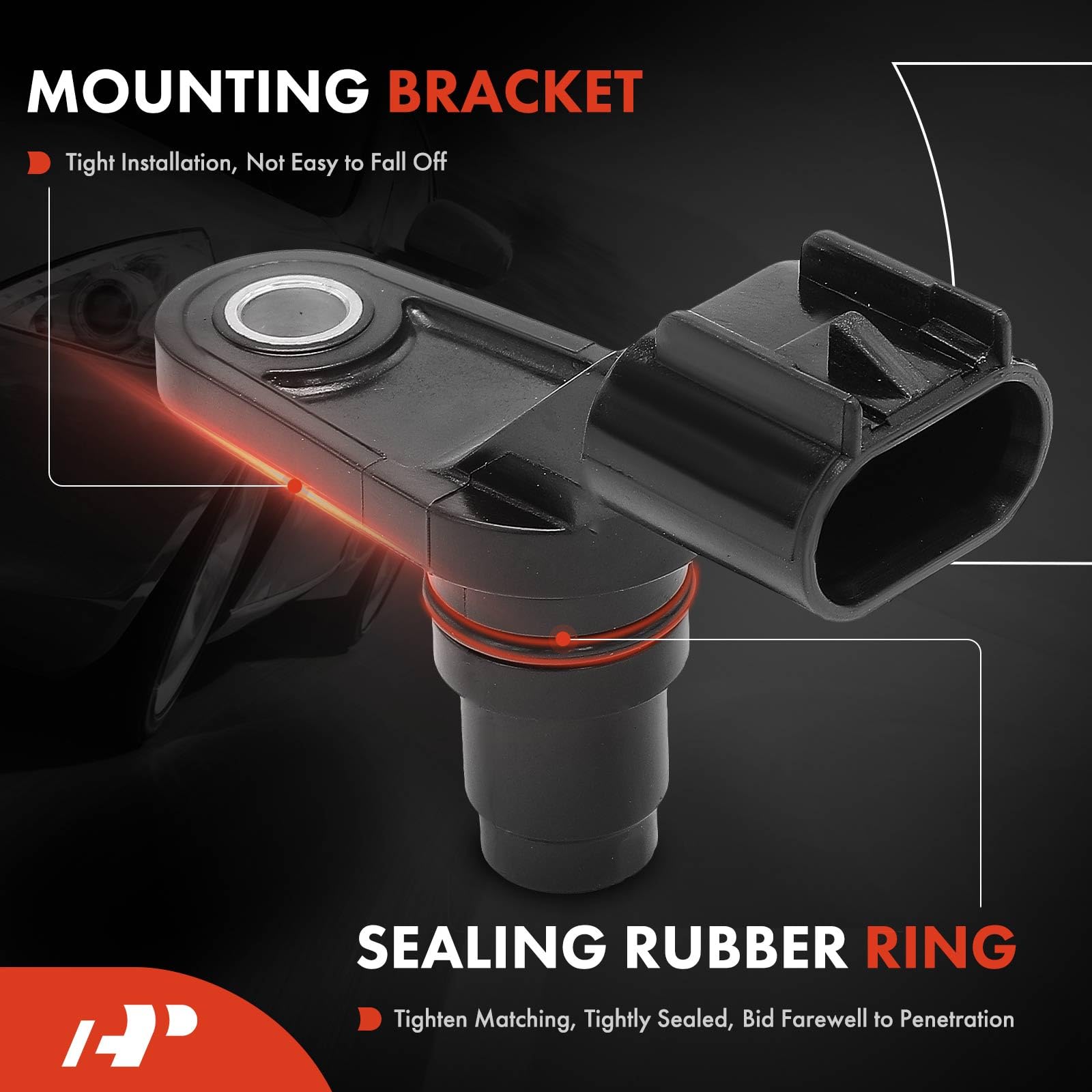 A-Premium camshaft sensor packaging box displays part numbers for reference.