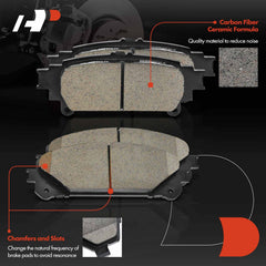 A-Premium carbon-ceramic formula brake pads deliver quiet braking.