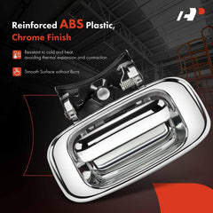 A-Premium chrome finish closeup shows durable material and shine.