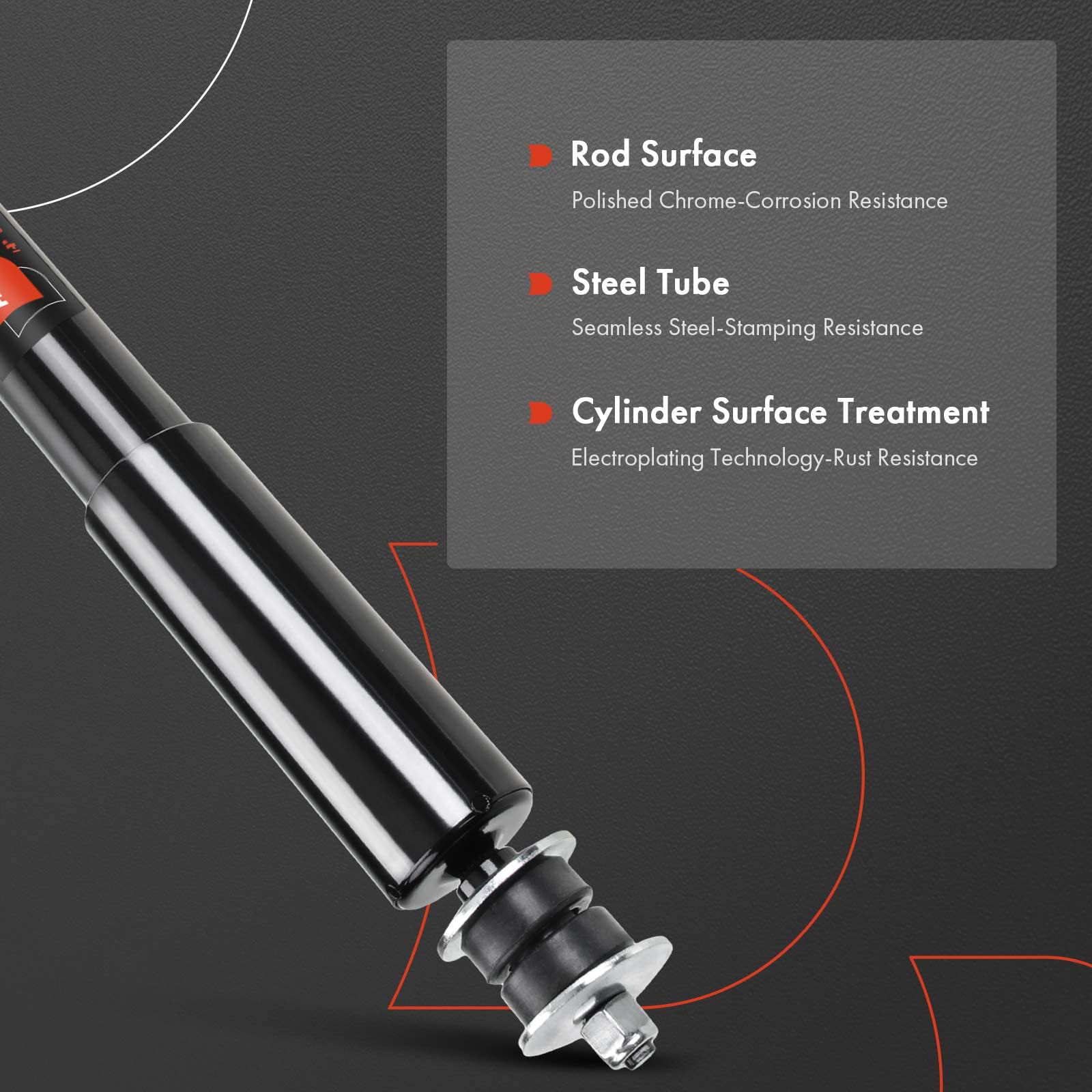 A-Premium corrosion-resistant cylinder ensures durable performance across weather conditions.