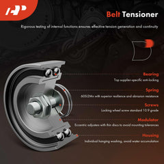 A-Premium crankshaft seal pack, durable seal for engine integrity.