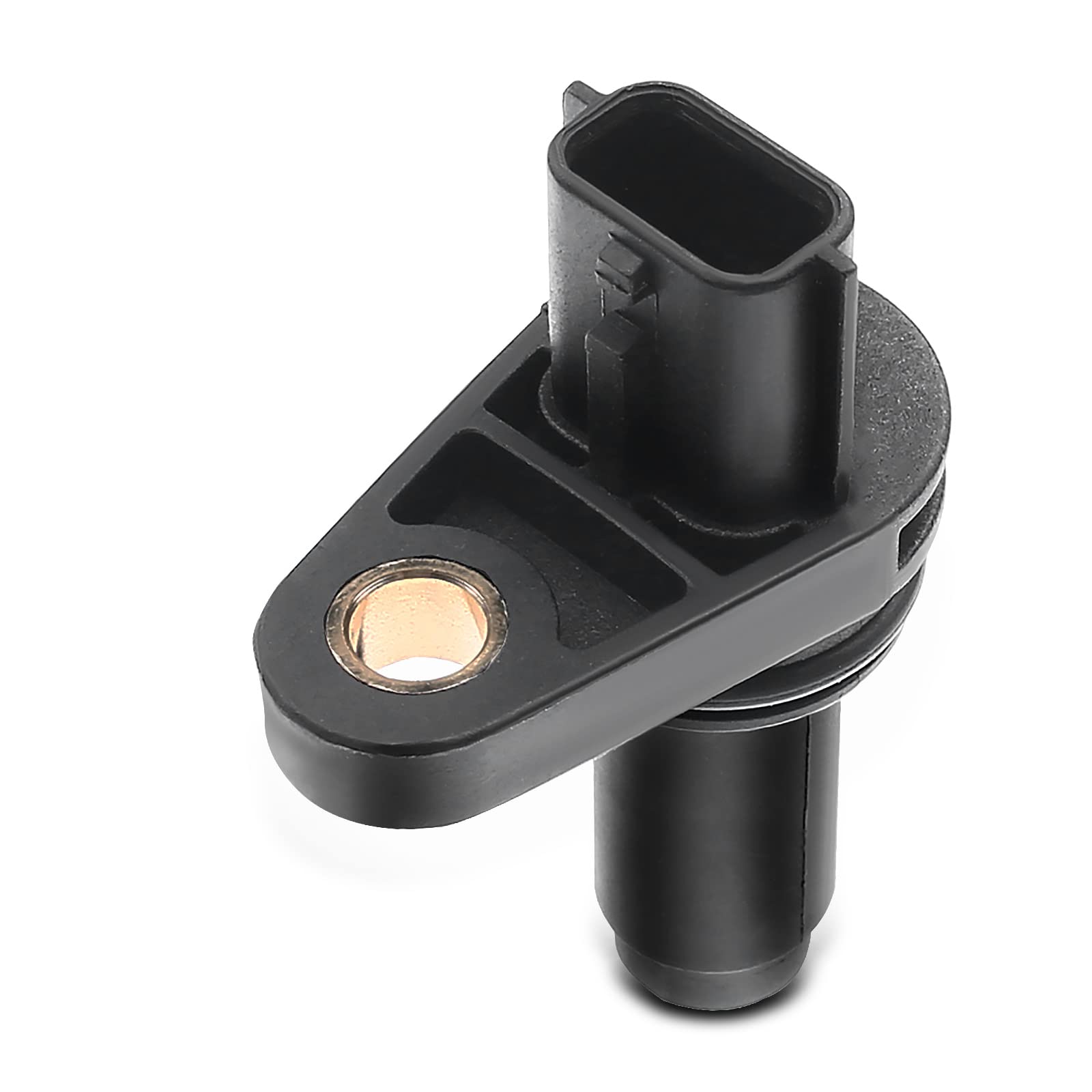 A-Premium crankshaft sensor close-up in black with three-pin blade connector for dependable engine timing