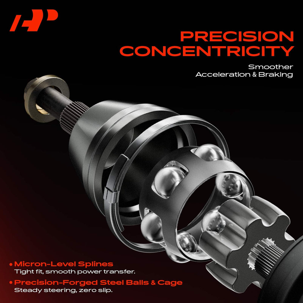 A-Premium CV axle 33 spline output ensures robust power transfer