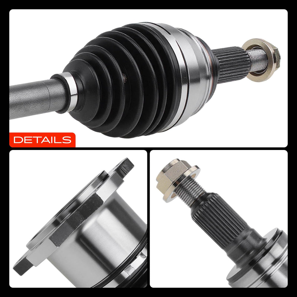 A-Premium CV axle includes one year unlimited mileage guarantee