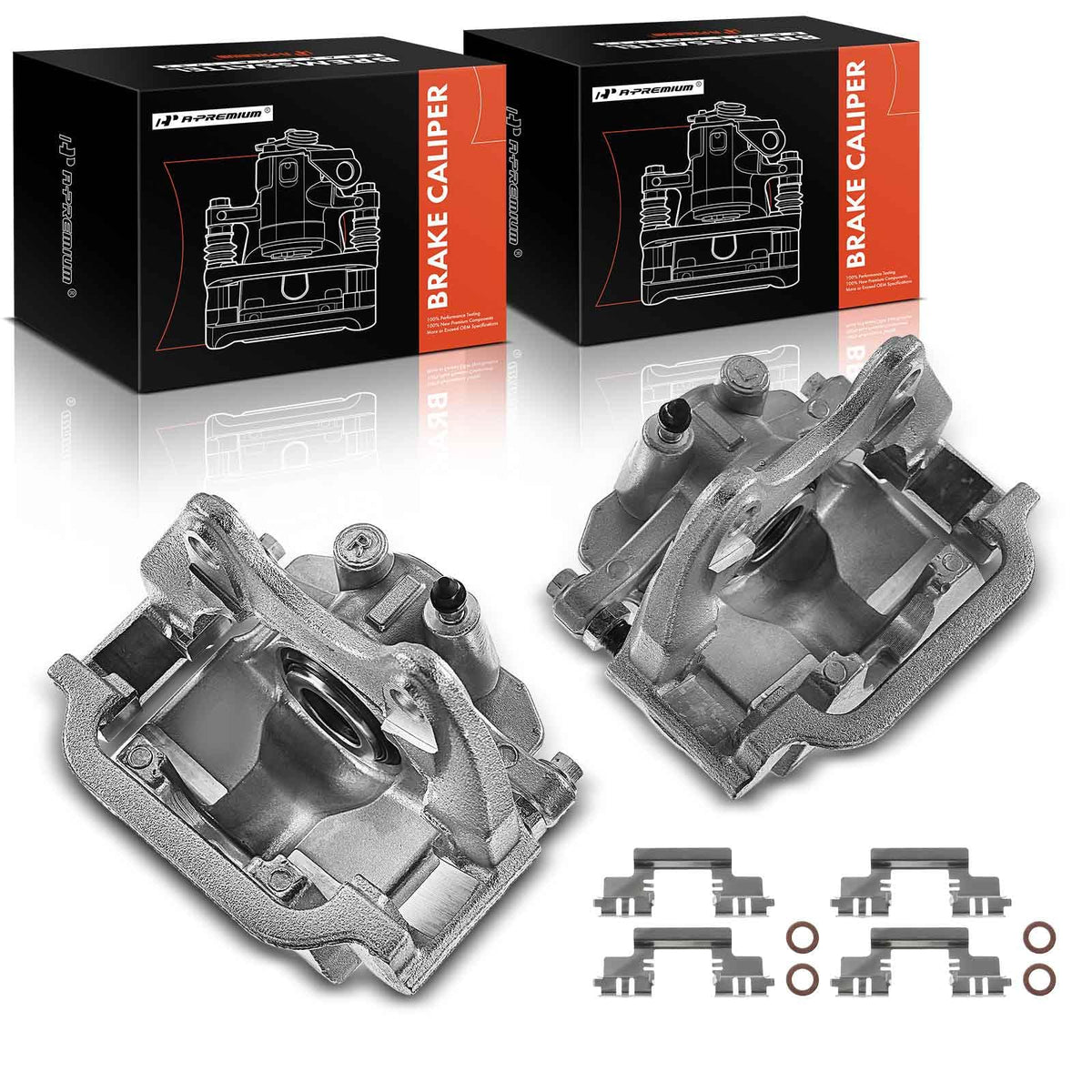 A-Premium disc brake caliper assembly with bracket rear side for reliable stopping power