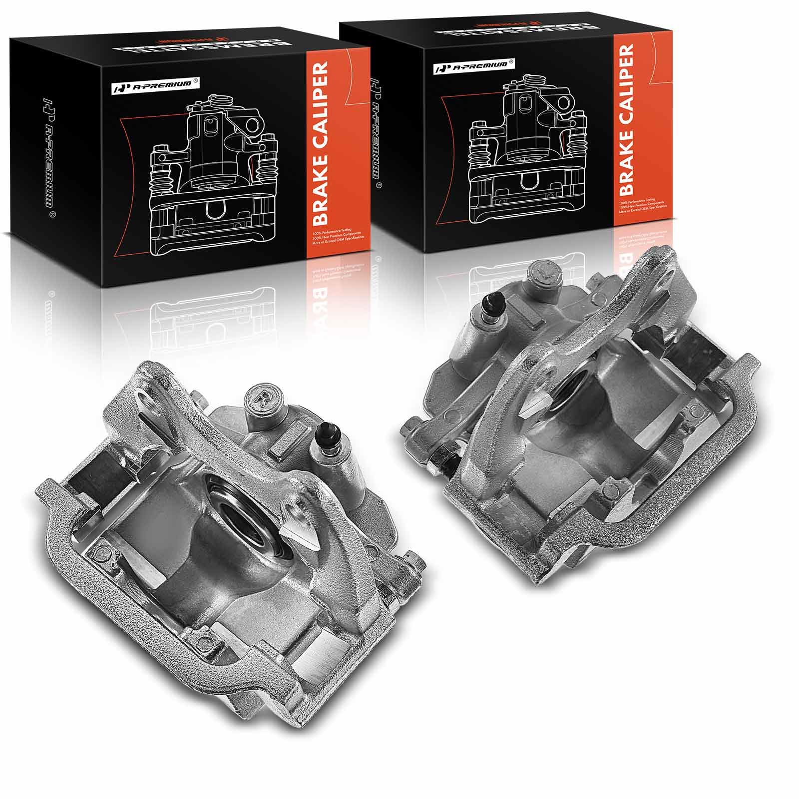 A-Premium rear-side caliper assembly closeup with high-quality finish