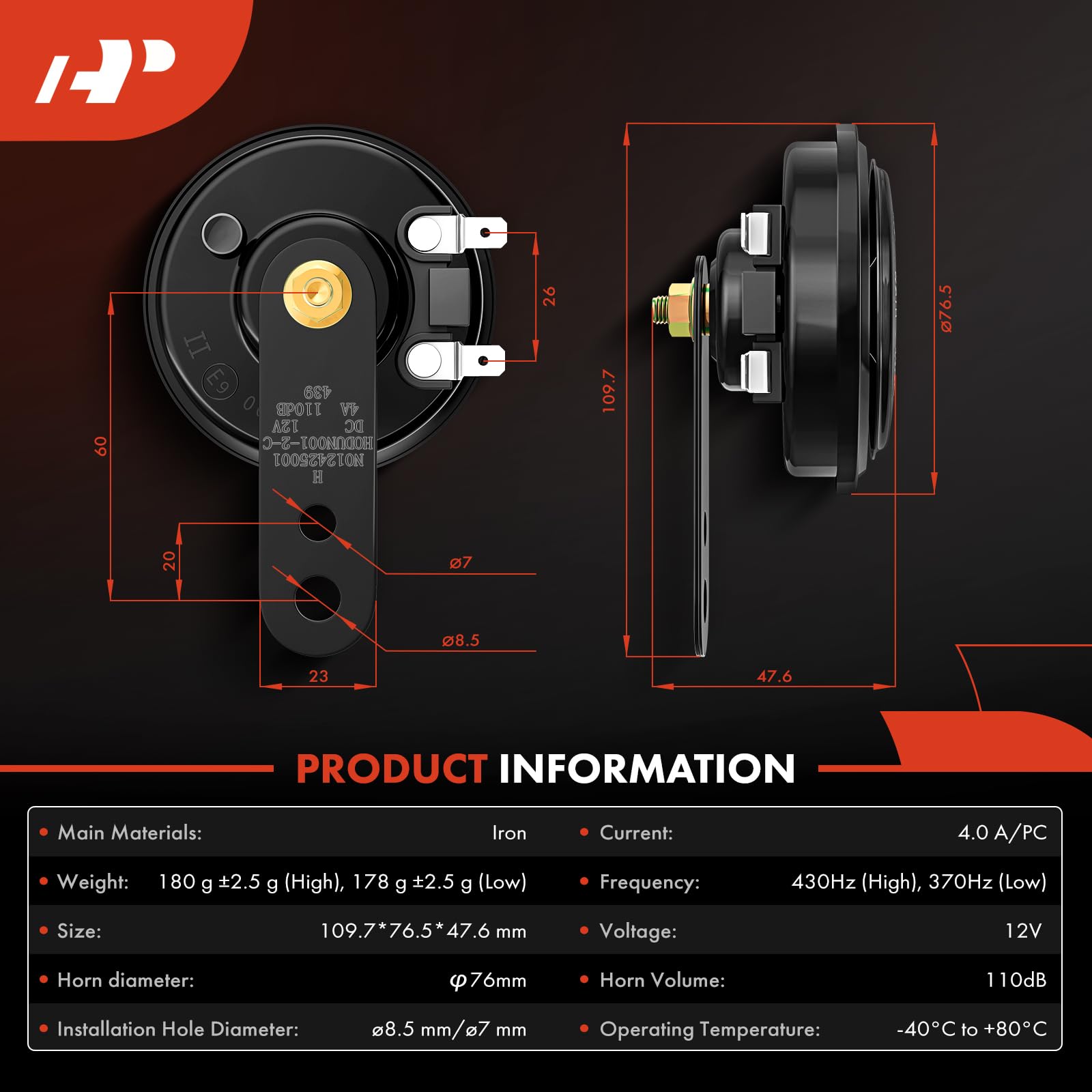 A-Premium 76mm metal casing highlighting rugged construction