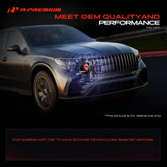 A-Premium disc horn high-low close-up shows copper plug improving conductivity.