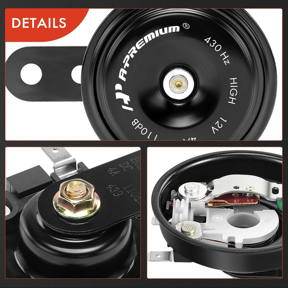 A-Premium disc horn secure mount system on a vehicle