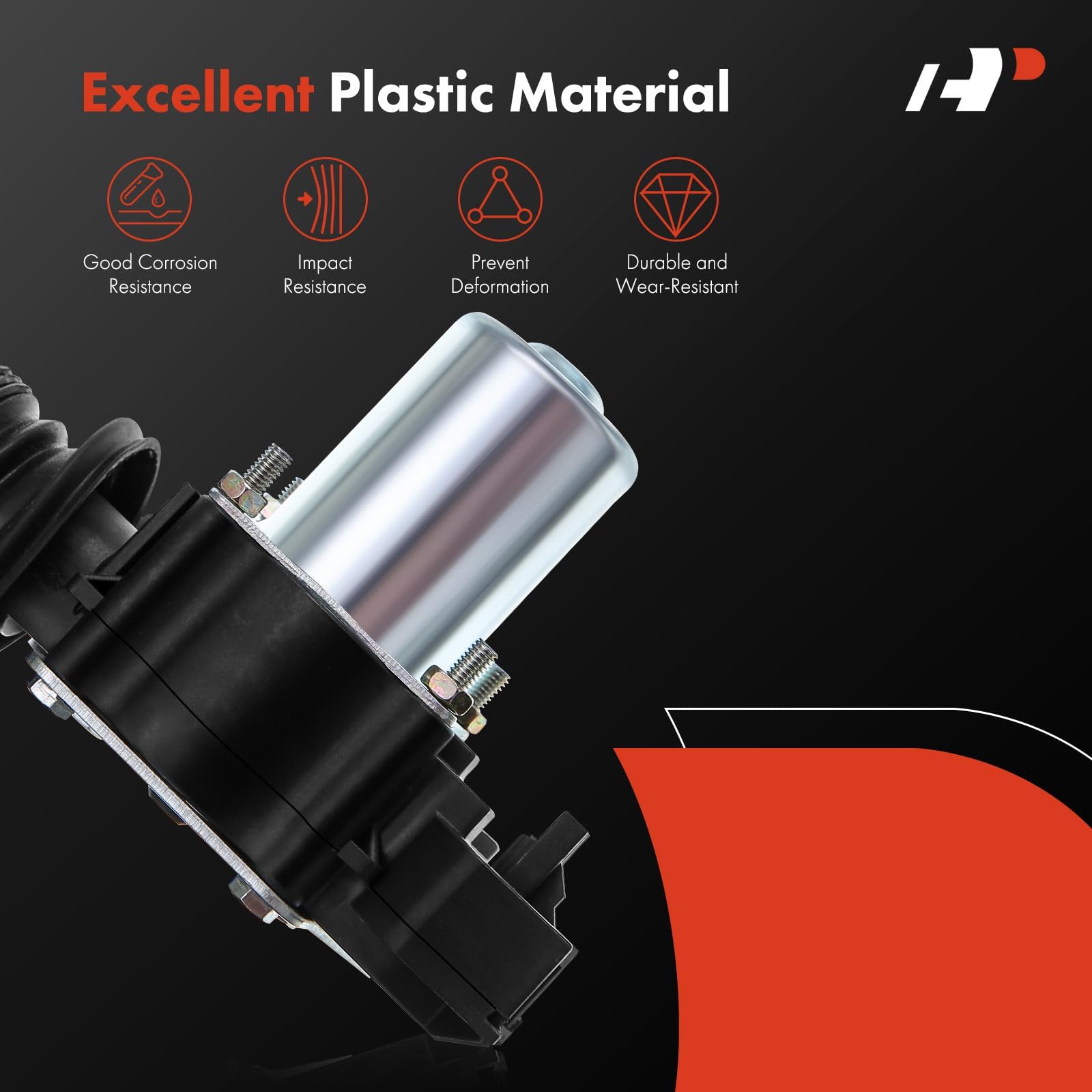 A-Premium actuator internal 2-pin connector detail for reliable electrical connection.