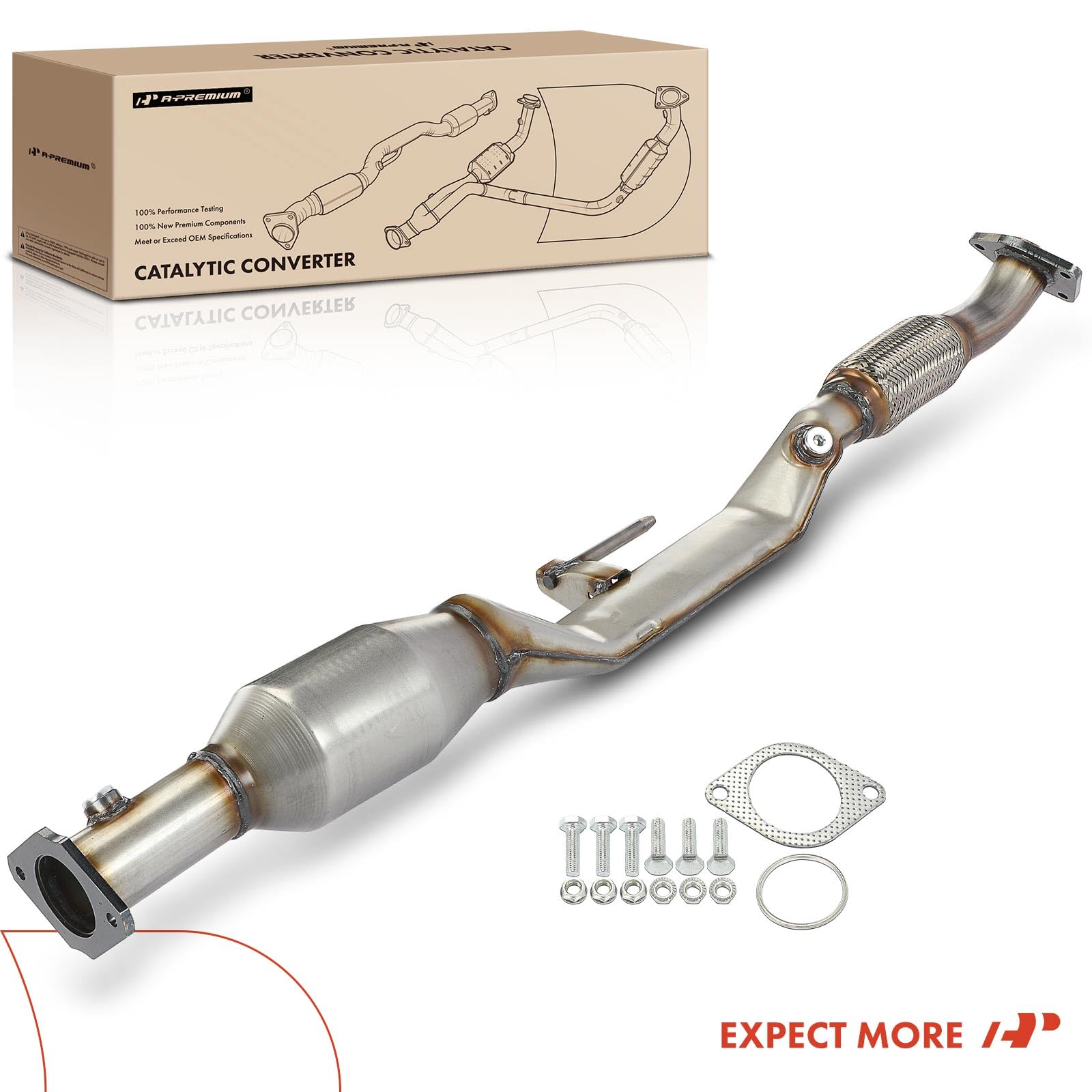 Heavy-duty exhaust component designed for long-term road use.