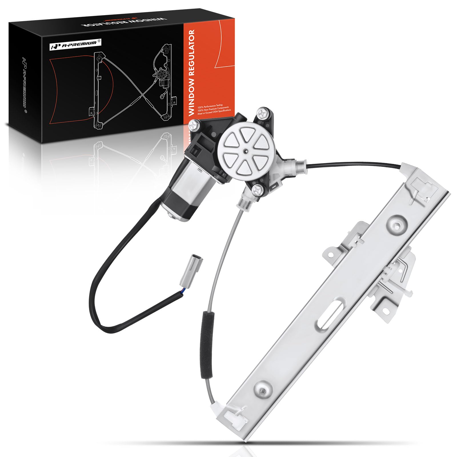 A-Premium electric window regulator motor for rear left door, smooth power operation.