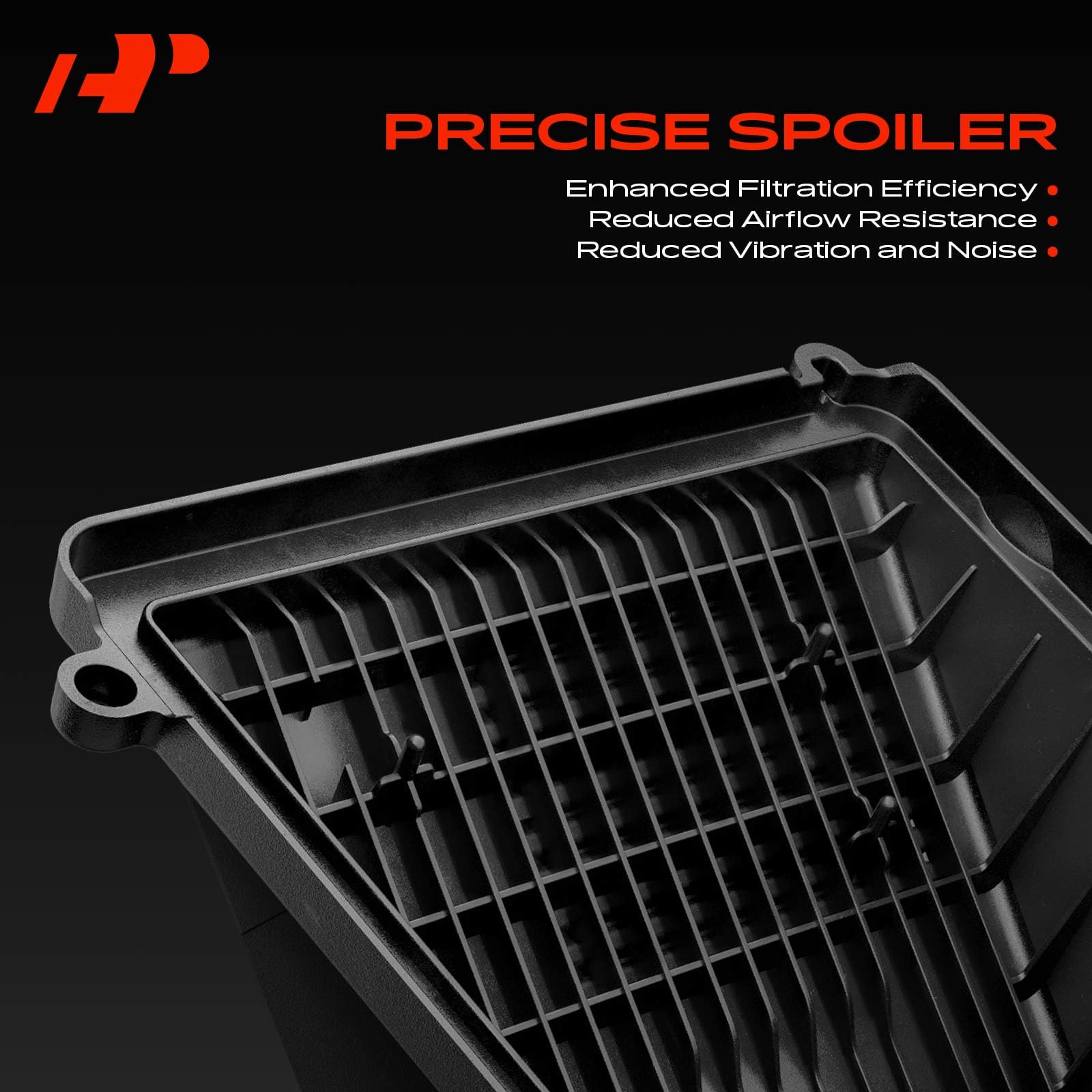 Close-up of A-Premium box housing for Tahoe in black plastic