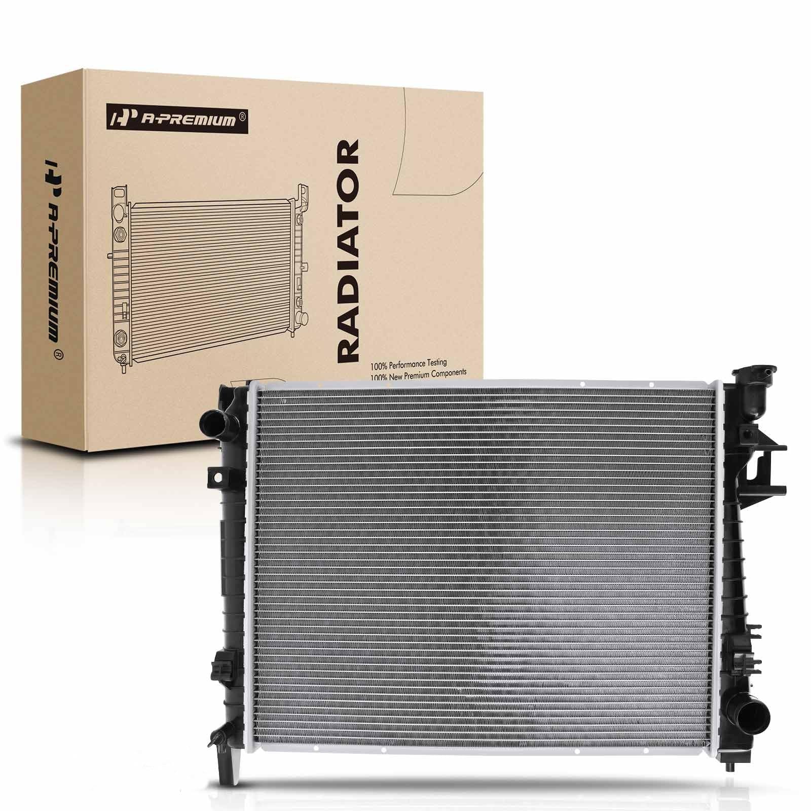 A-Premium Ram 1500 radiator, front view, durable cooling.