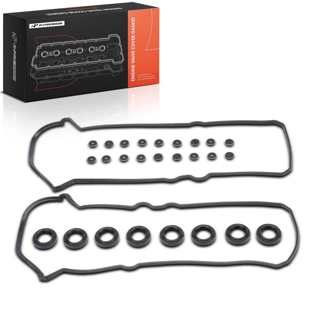 A-Premium engine valve cover gasket set package for durable replacement to prevent leaks.