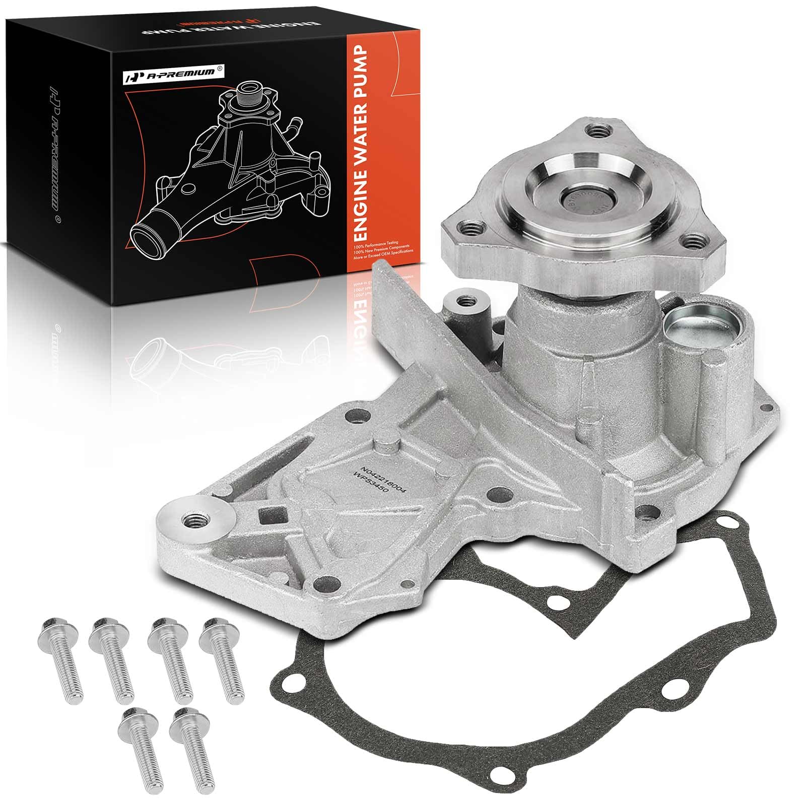 A-Premium engine water pump assembly with gasket included for Ford installation