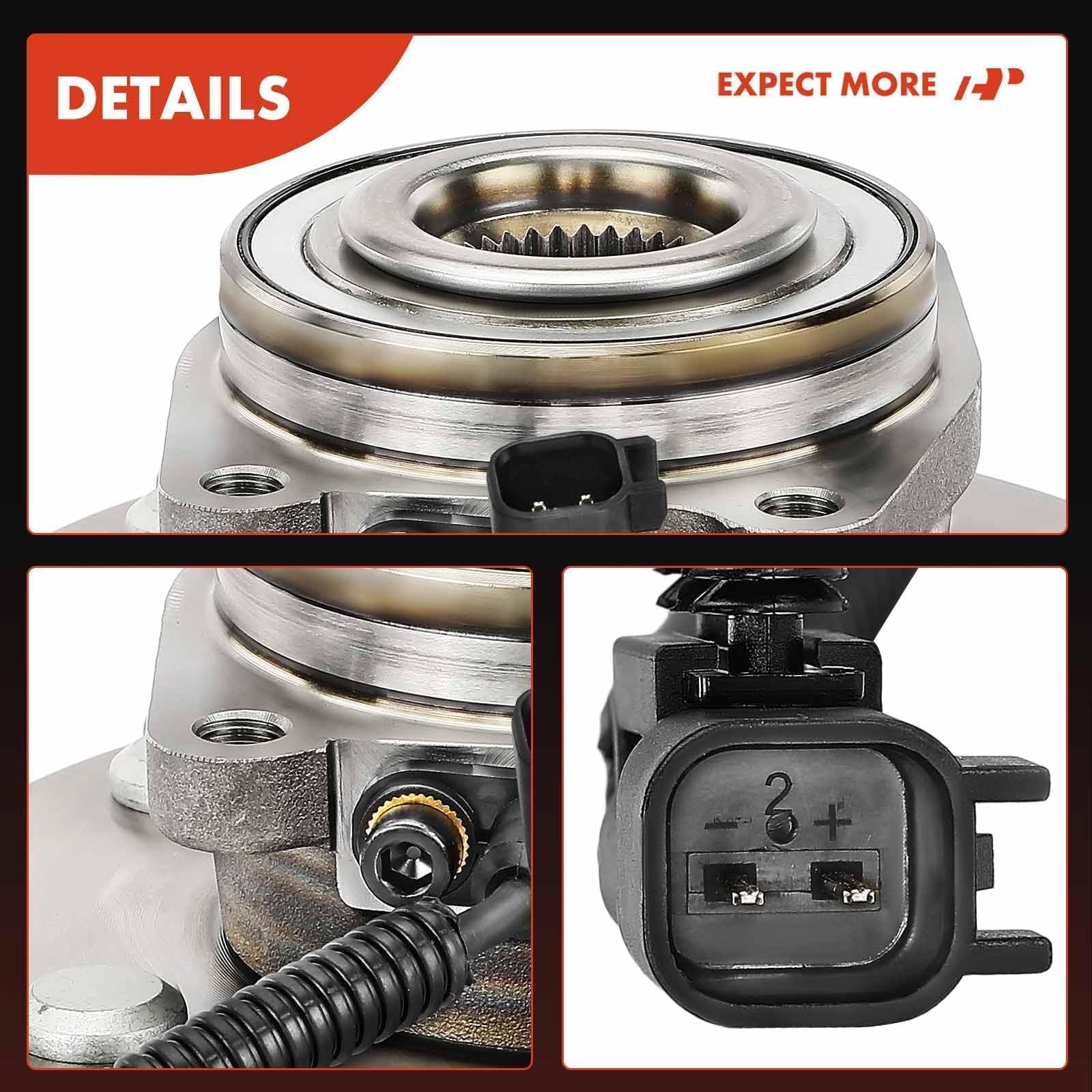 A-Premium four-hole flange aligns with 5-lug wheels